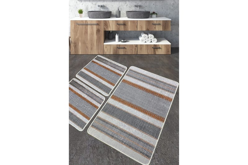 Kylpyhuonematto Nimbolkar 60x100 cm Suorakaide, Monivärinen