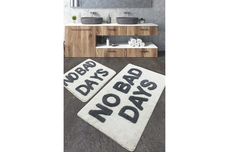Kylpyhuonematto Nurbi 60x100 cm Suorakaide - Monivärinen - Kodintekstiilit & matot - Kylpyhuonetekstiilit - Kylpyhuoneen matto