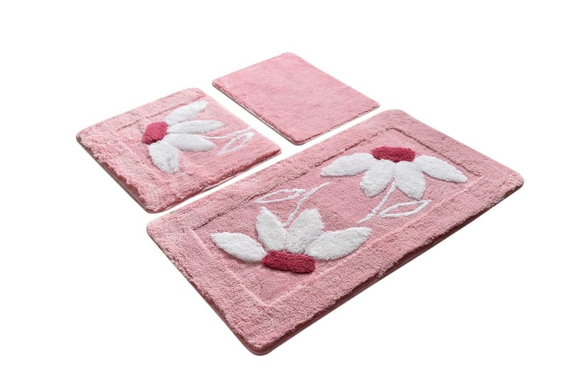 Kylpyhuonematto Siniinia 60x100 cm Suorakaide - Monivärinen - Kodintekstiilit & matot - Kylpyhuonetekstiilit - Kylpyhuoneen matto