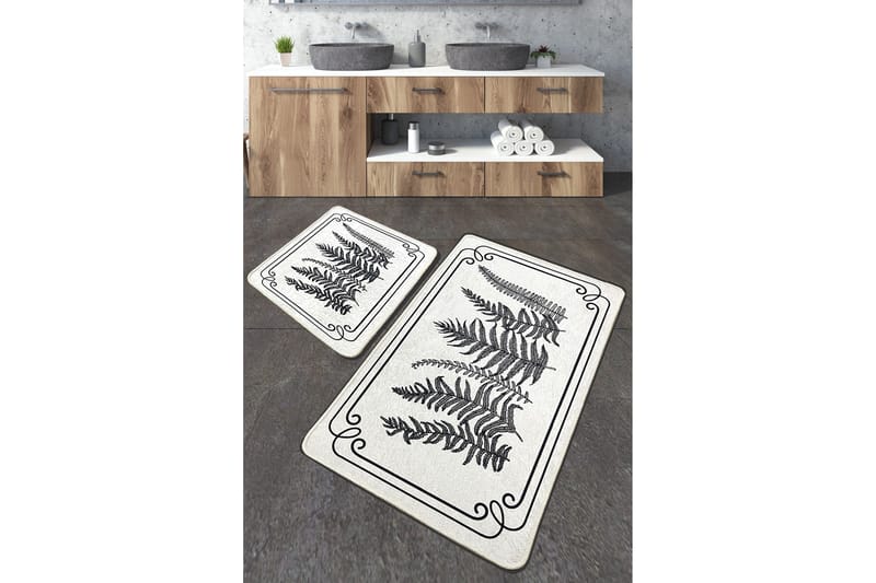 Kylpyhuonematto Urayasu 60x100 cm Suorakaide, Monivärinen