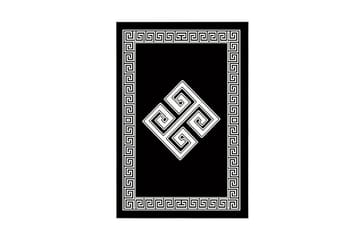 Kylpyhuonematto Panchhi 60x150 cm Suorakaide - Musta - Kodintekstiilit & matot - Kylpyhuonetekstiilit - Kylpyhuoneen matto