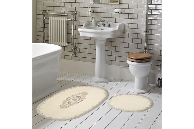 Kylpyhuonematto Pakhali 65x115 cm Suorakaide - Kerma - Kodintekstiilit & matot - Kylpyhuonetekstiilit - Kylpyhuoneen matto