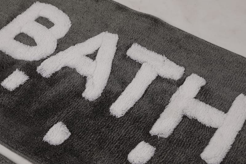 Kylpyhuonematto Pargati 60x100 cm Pyöreä - Harmaa - Kodintekstiilit & matot - Kylpyhuonetekstiilit - Kylpyhuoneen matto