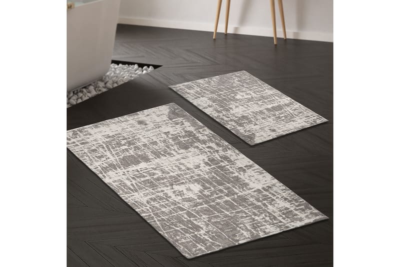 Kylpyhuonematto Pande 60x90 cm Suorakaide - Monivärinen - Kodintekstiilit & matot - Kylpyhuonetekstiilit - Kylpyhuoneen matto