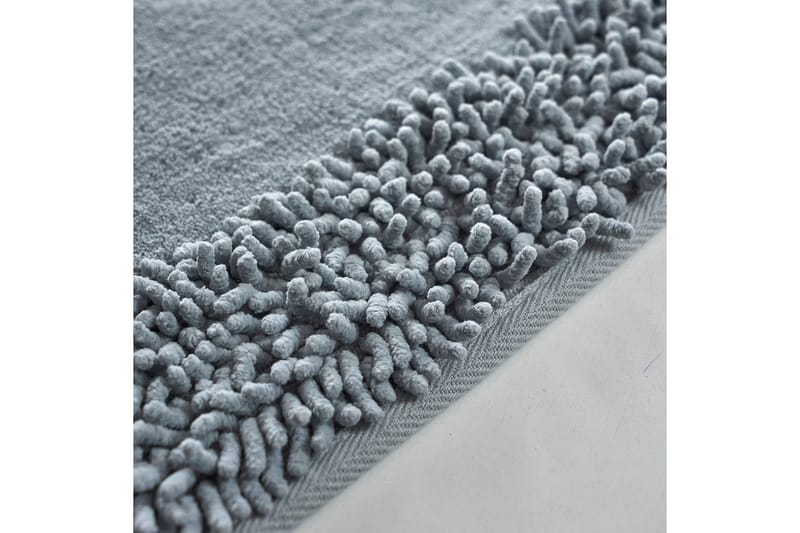 Kylpyhuonematto Parmita 60x100 cm Suorakaide - Harmaa - Kodintekstiilit & matot - Kylpyhuonetekstiilit - Kylpyhuoneen matto