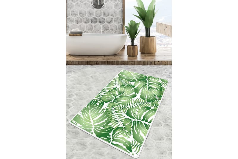 Kylpyhuonematto Parjinder 70x120 cm Suorakaide, Monivärinen