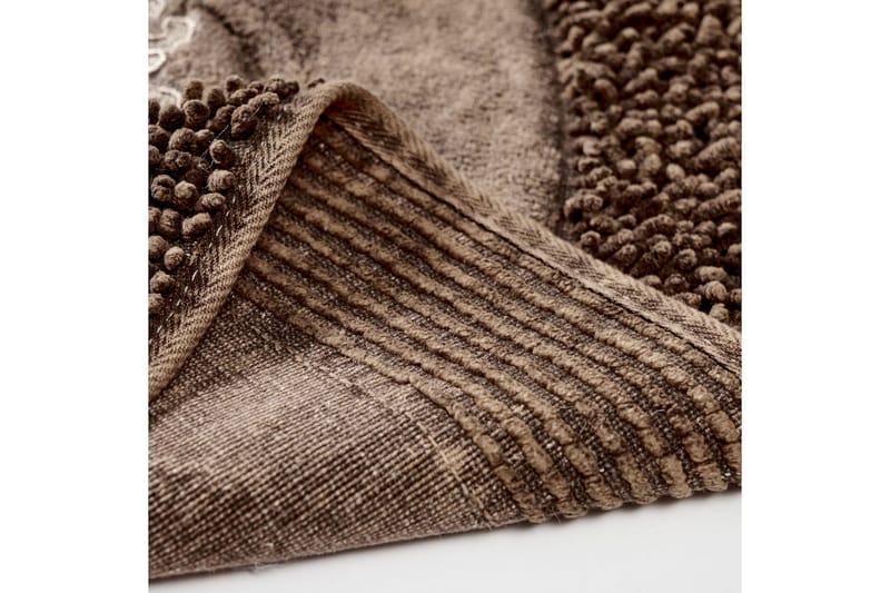 Kylpyhuonematto Parmood kylpyhuonematto 60x100 cm suorakulmainen Ruskea - Kodintekstiilit & matot - Kylpyhuonetekstiilit - Kylpyhuoneen matto