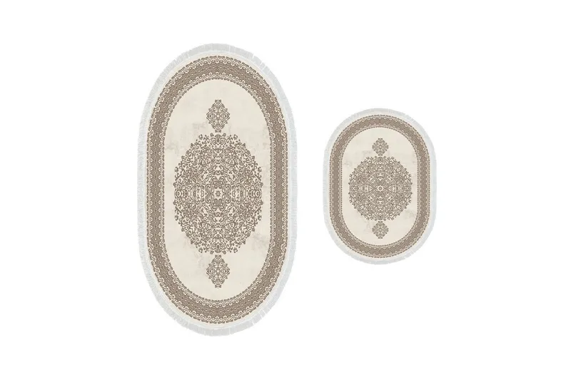 Kylpyhuonematto Panchma 60x150 cm Suorakaide - Ruskea - Kodintekstiilit & matot - Kylpyhuonetekstiilit - Kylpyhuoneen matto