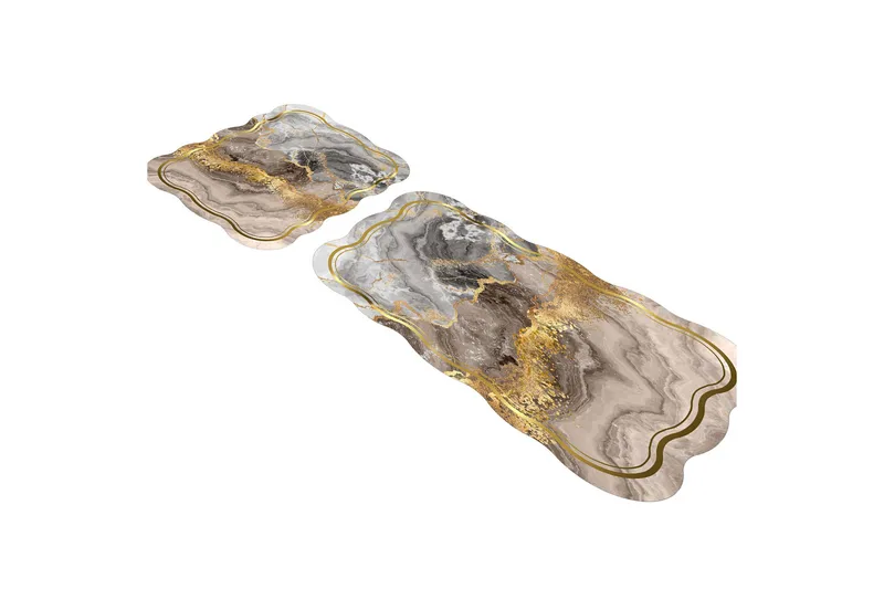 Kylpyhuonematto Parminder 60x100 cm Suorakaide - Kerma - Kodintekstiilit & matot - Kylpyhuonetekstiilit - Kylpyhuoneen matto