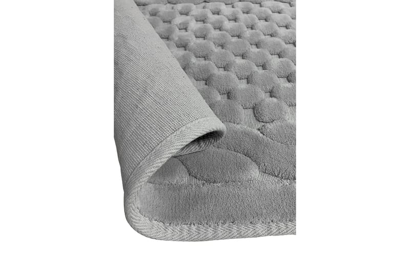 Kylpyhuonematto Parerna 60x100 cm Pyöreä - Harmaa - Kodintekstiilit & matot - Kylpyhuonetekstiilit - Kylpyhuoneen matto