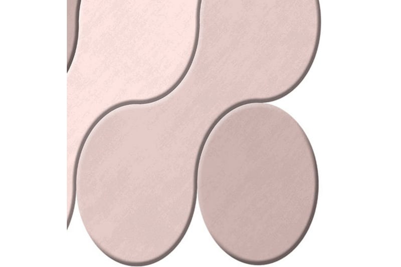 Kylpyhuonematto Paramjit 60x100 cm Suorakaide - Vaaleanpunainen - Kodintekstiilit & matot - Kylpyhuonetekstiilit - Kylpyhuoneen matto