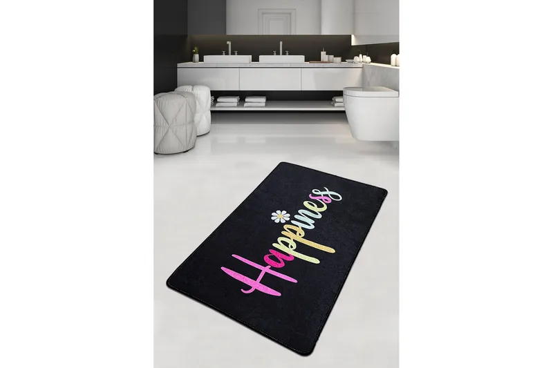 Kylpyhuonematto Parmar 80x100 cm Suorakaide, Monivärinen