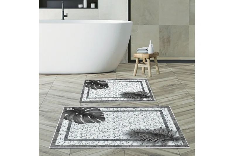 Kylpyhuonematto Pampa 60x150 cm Suorakaide, Monivärinen