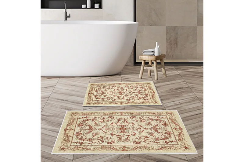 Kylpyhuonematto Pammi 60x150 cm Suorakaide, Monivärinen