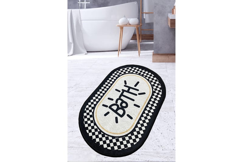 Kylpyhuonematto Pannalal 70x120 cm Suorakaide, Monivärinen