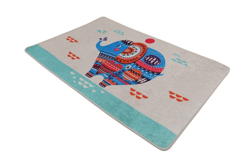 Kylpyhuonematto Parhalad 80x120 cm Pyöreä - Monivärinen - Kodintekstiilit & matot - Kylpyhuonetekstiilit - Kylpyhuoneen matto