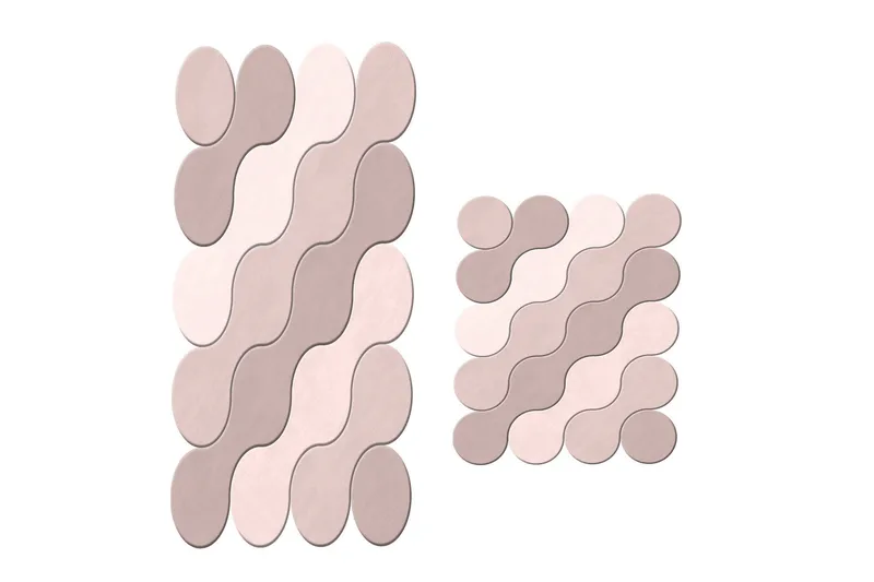 Kylpyhuonematto Paramjit 60x100 cm Suorakaide - Vaaleanpunainen - Kodintekstiilit & matot - Kylpyhuonetekstiilit - Kylpyhuoneen matto