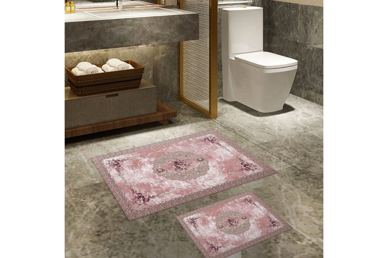 Kylpyhuonematto Panchuri 60x150 cm Suorakaide, Monivärinen