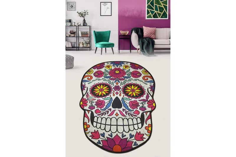 Kylpyhuonematto Parlad 80x120 cm Suorakaide, Monivärinen