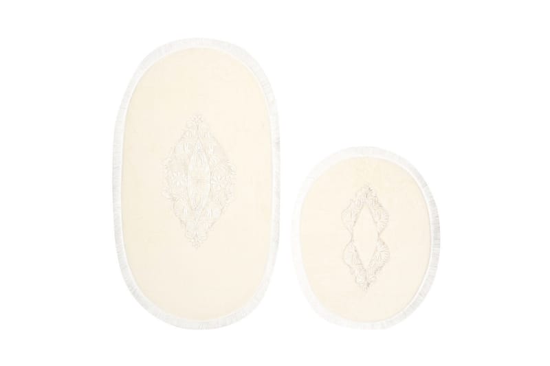 Kylpyhuonematto Palak 65x115 cm Suorakaide - Kerma - Kodintekstiilit & matot - Kylpyhuonetekstiilit - Kylpyhuoneen matto