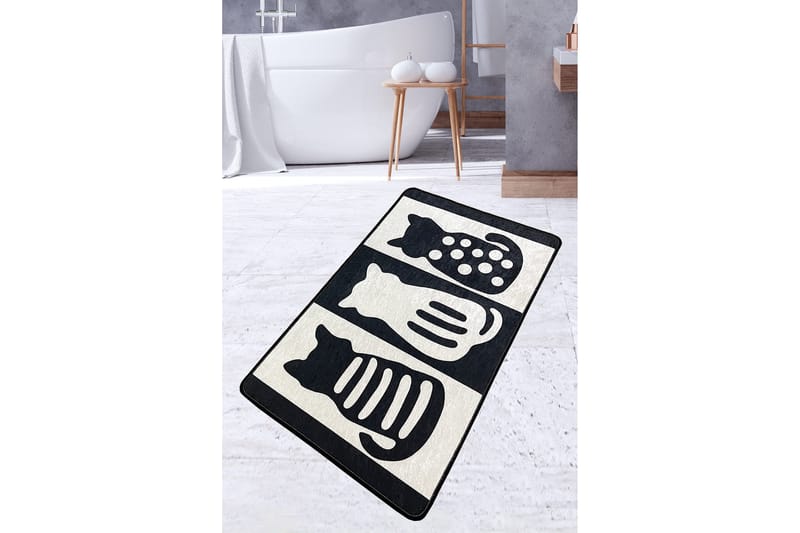 Kylpyhuonematto Panjawani 70x120 cm Suorakaide, Monivärinen