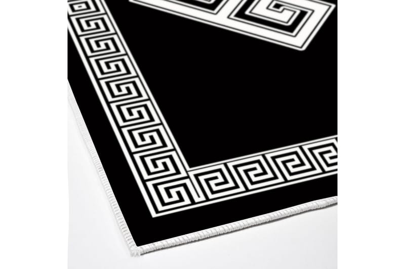 Kylpyhuonematto Panchhi 60x150 cm Suorakaide - Musta - Kodintekstiilit & matot - Kylpyhuonetekstiilit - Kylpyhuoneen matto