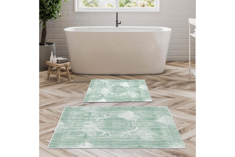 Kylpyhuonematto Pam 60x150 cm Suorakaide, Monivärinen