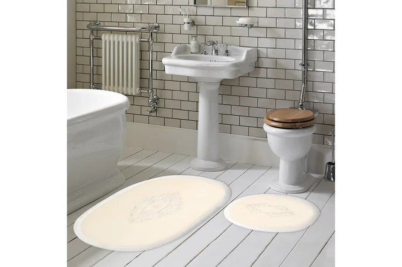 Kylpyhuonematto Palak 65x115 cm Suorakaide, Kerma