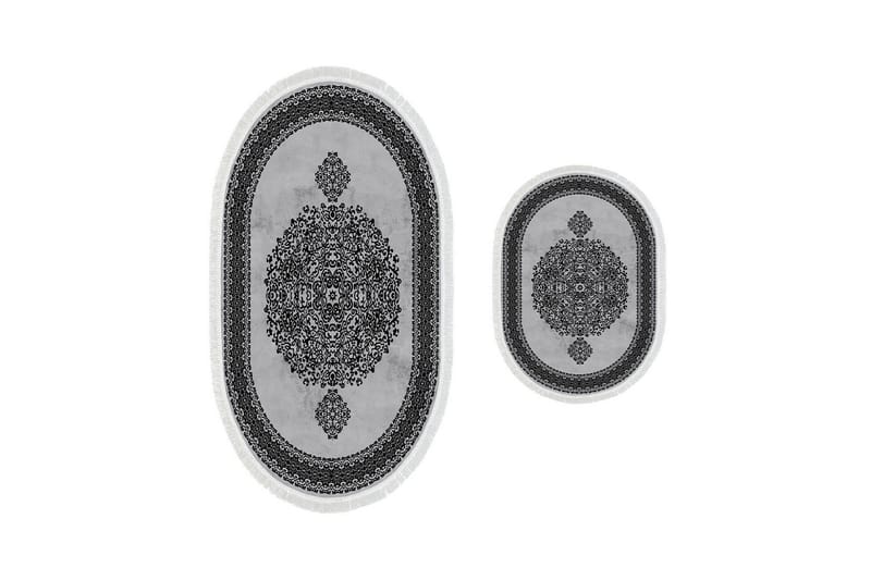 Kylpyhuonematto Panchma 60x150 cm Suorakaide - Harmaa - Kodintekstiilit & matot - Kylpyhuonetekstiilit - Kylpyhuoneen matto