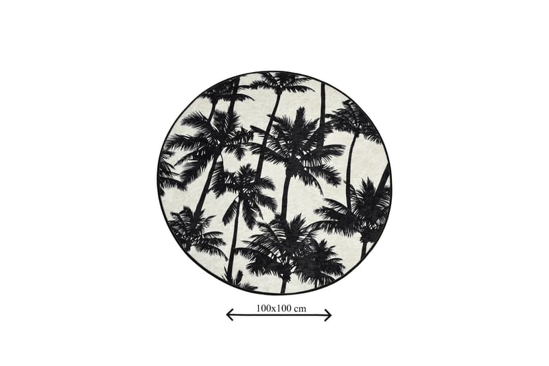 Kylpymatto Chilai Home 100 Pyöreä - Monivärinen - Kodintekstiilit & matot - Kylpyhuonetekstiilit - Kylpyhuoneen matto