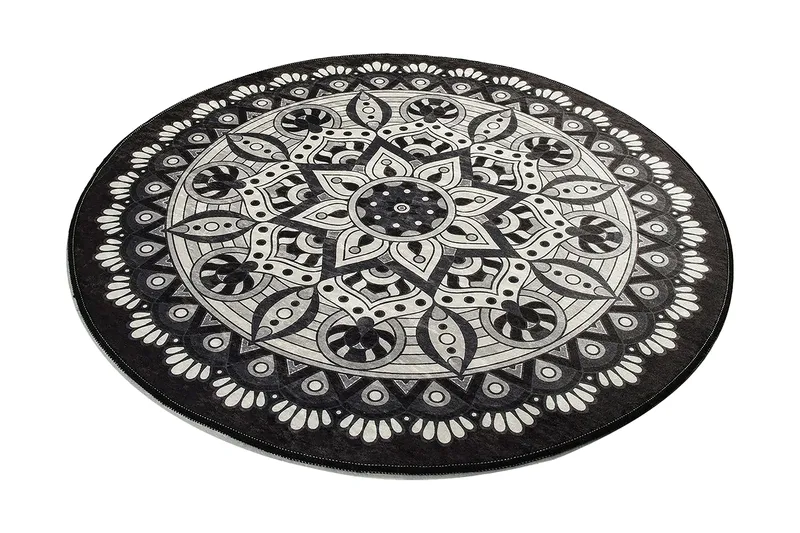 Kylpymatto Chilai Home 100 Pyöreä - Monivärinen - Kodintekstiilit & matot - Kylpyhuonetekstiilit - Kylpyhuoneen matto