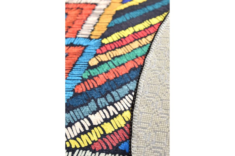 Kylpymatto Chilai Home 100 Pyöreä - Monivärinen - Kodintekstiilit & matot - Kylpyhuonetekstiilit - Kylpyhuoneen matto