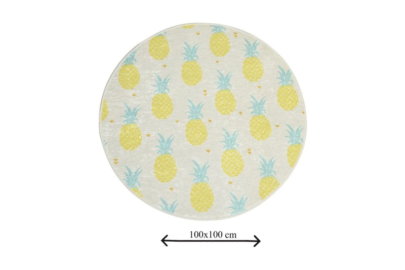 Kylpymatto Chilai Home 100 Pyöreä - Monivärinen - Kodintekstiilit & matot - Kylpyhuonetekstiilit - Kylpyhuoneen matto