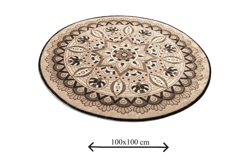 Kylpymatto Chilai Home 100 Pyöreä - Monivärinen - Kodintekstiilit & matot - Kylpyhuonetekstiilit - Kylpyhuoneen matto