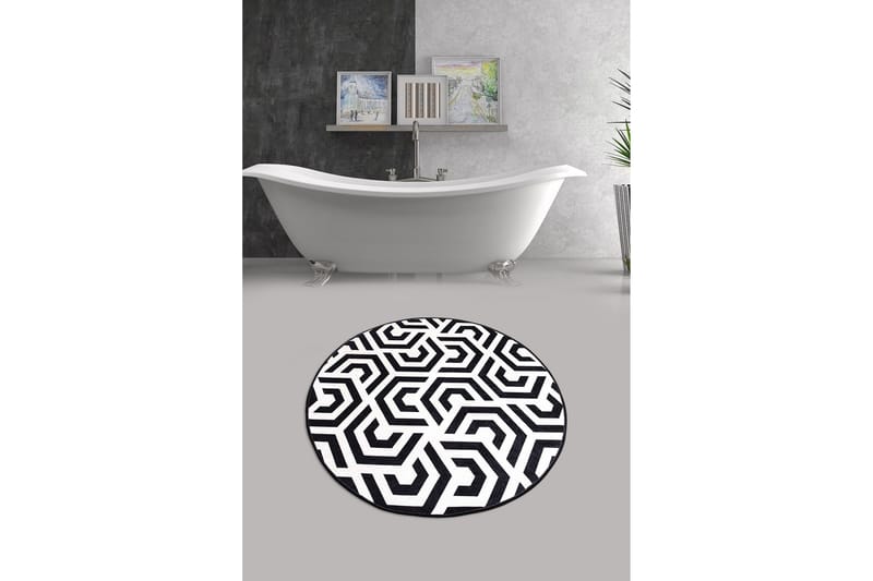 Kylpymatto Chilai Home 100 Pyöreä - Monivärinen - Kodintekstiilit & matot - Kylpyhuonetekstiilit - Kylpyhuoneen matto