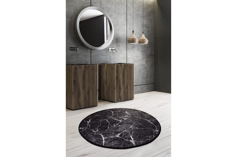 Kylpymatto Chilai Home 100 Pyöreä - Monivärinen - Kodintekstiilit & matot - Kylpyhuonetekstiilit - Kylpyhuoneen matto