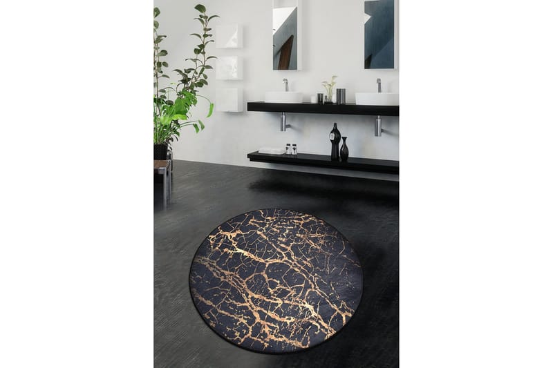 Kylpymatto Chilai Home 100 Pyöreä - Monivärinen - Kodintekstiilit & matot - Kylpyhuonetekstiilit - Kylpyhuoneen matto