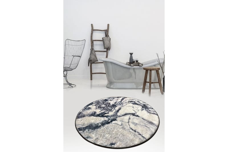 Kylpymatto Chilai Home 100 Pyöreä - Monivärinen - Kodintekstiilit & matot - Kylpyhuonetekstiilit - Kylpyhuoneen matto