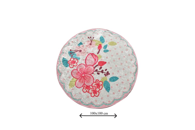 Kylpymatto Chilai Home 100 Pyöreä - Monivärinen - Kodintekstiilit & matot - Kylpyhuonetekstiilit - Kylpyhuoneen matto