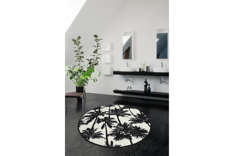 Kylpymatto Chilai Home 100 Pyöreä - Monivärinen - Kodintekstiilit & matot - Kylpyhuonetekstiilit - Kylpyhuoneen matto