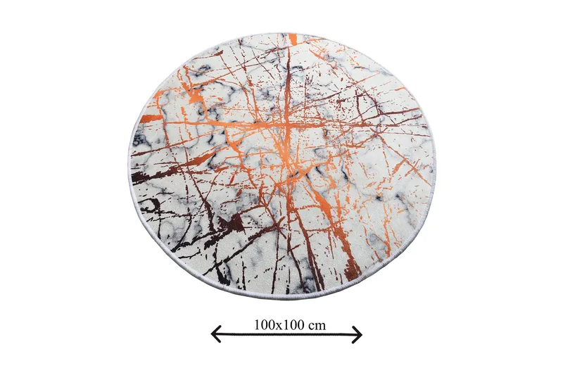 Kylpymatto Chilai Home 100 Pyöreä - Monivärinen - Kodintekstiilit & matot - Kylpyhuonetekstiilit - Kylpyhuoneen matto