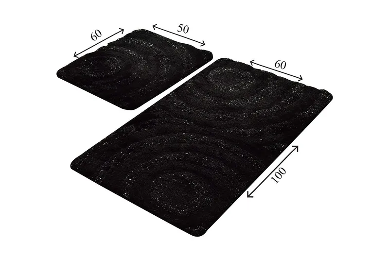 Kylpymatto Chilai Home 2:n setti - Monivärinen - Kodintekstiilit & matot - Kylpyhuonetekstiilit - Kylpyhuoneen matto