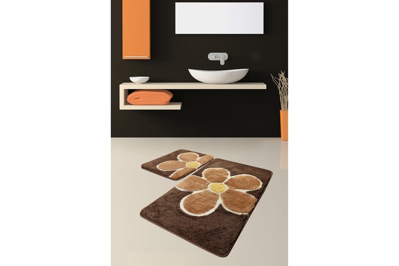 Kylpymatto Chilai Home 2:n setti - Monivärinen - Kodintekstiilit & matot - Kylpyhuonetekstiilit - Kylpyhuoneen matto