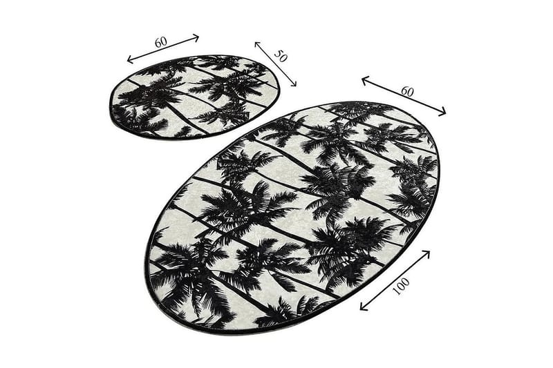 Kylpymatto Chilai Home 2:n setti - Monivärinen - Kodintekstiilit & matot - Kylpyhuonetekstiilit - Kylpyhuoneen matto