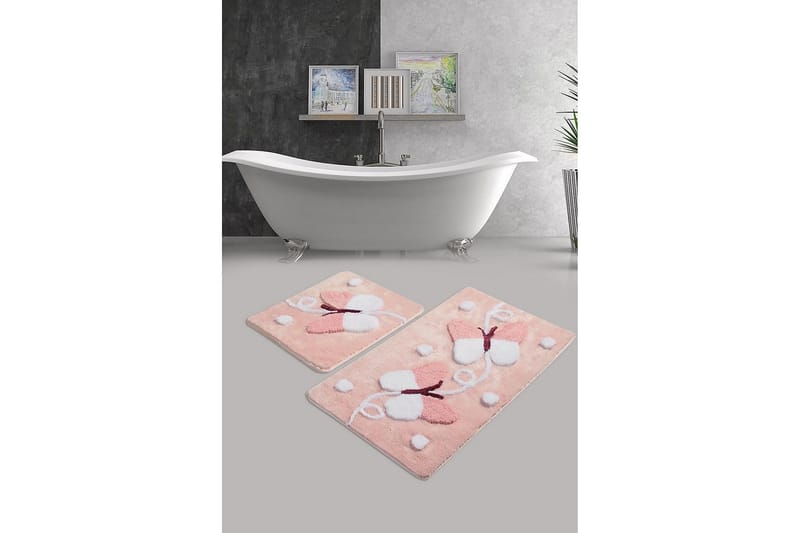 Kylpymatto Chilai Home 2:n setti - Monivärinen - Kodintekstiilit & matot - Kylpyhuonetekstiilit - Kylpyhuoneen matto