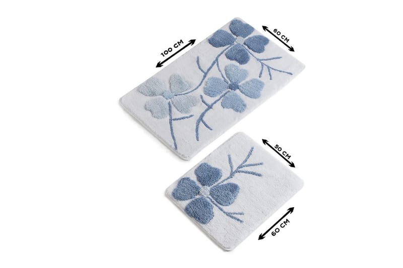 Kylpymatto Chilai Home 2:n setti - Monivärinen - Kodintekstiilit & matot - Kylpyhuonetekstiilit - Kylpyhuoneen matto