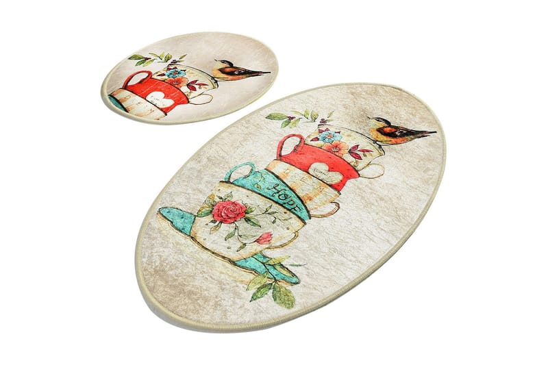 Kylpymatto Chilai Home 2:n setti, Monivärinen