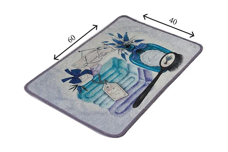 Kylpymatto Chilai Home 40x60 - Monivärinen - Kodintekstiilit & matot - Kylpyhuonetekstiilit - Kylpyhuoneen matto