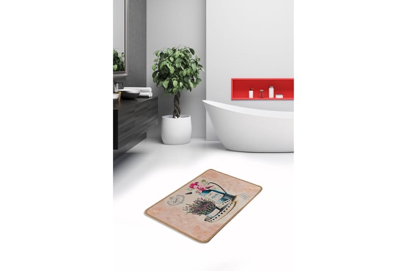 Kylpymatto Chilai Home 40x60 - Monivärinen - Kodintekstiilit & matot - Kylpyhuonetekstiilit - Kylpyhuoneen matto