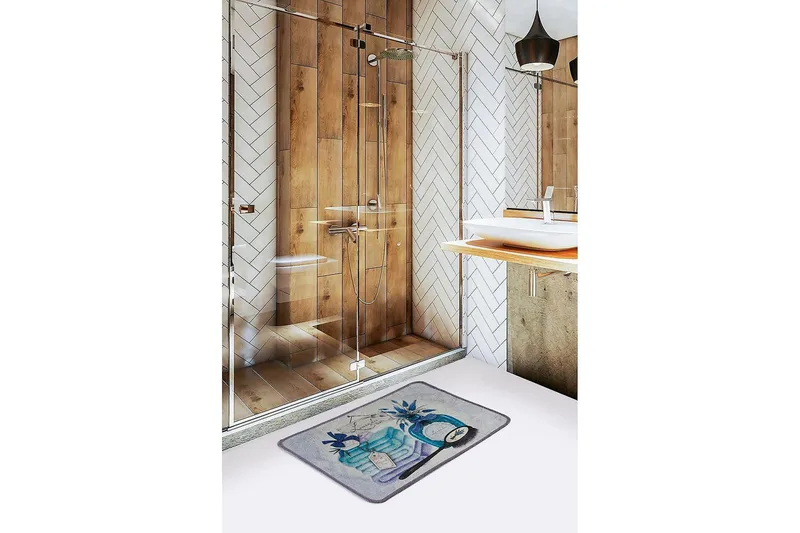 Kylpymatto Chilai Home 40x60 - Monivärinen - Kodintekstiilit & matot - Kylpyhuonetekstiilit - Kylpyhuoneen matto